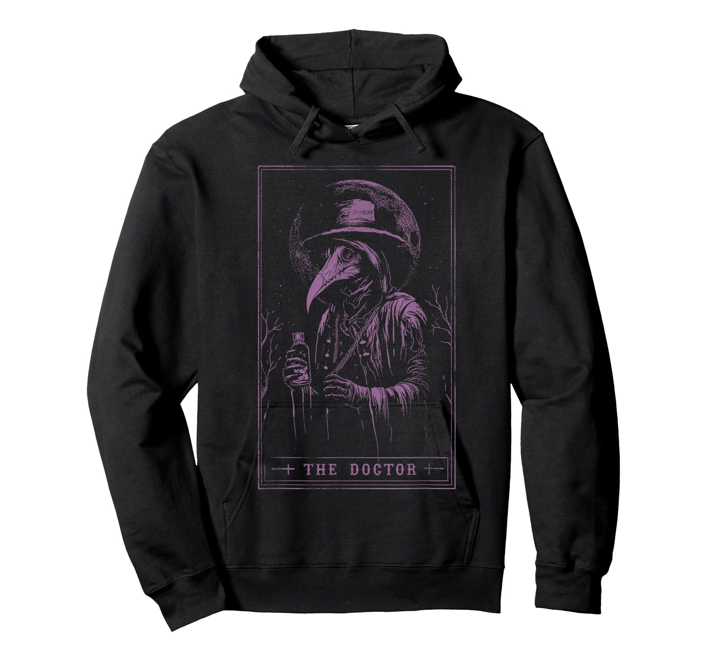 Plague Doctor Tarot Card Shirt Horror Death Occult Satanic T-Shirt