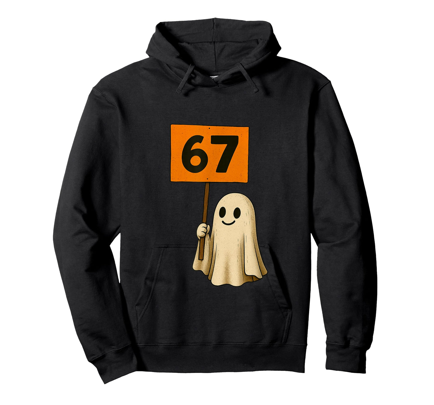 67 Cute Halloween Ghost Vintage Minimalist Design T-Shirt