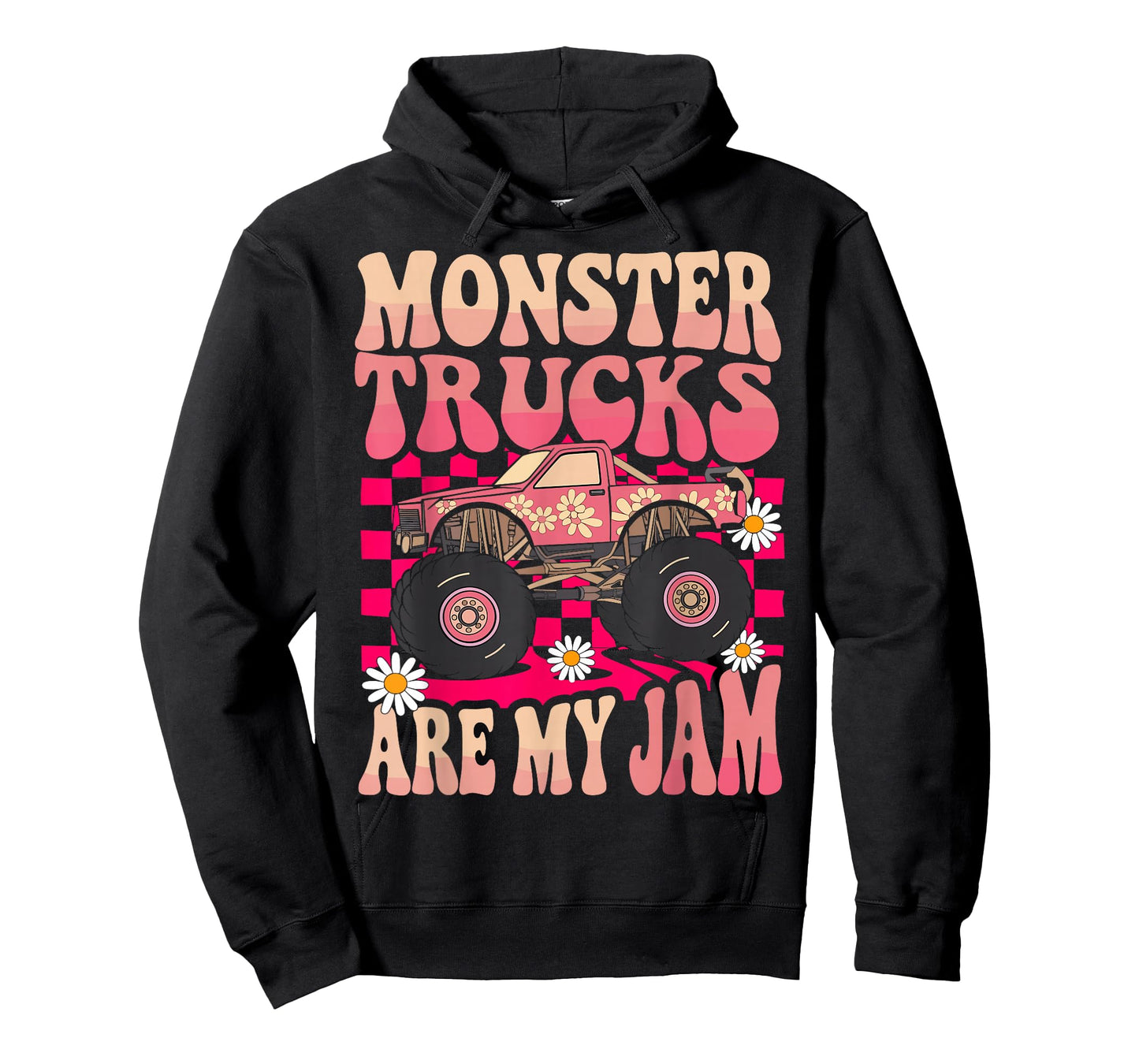 Monster Trucks Are My Jam Colorful Monster Truck T-Shirt