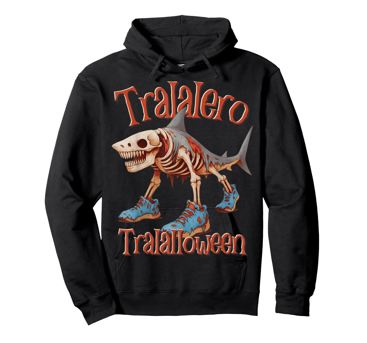 Tralalero Tralalloween Shark Italian Brainrot Halloween T-Shirt