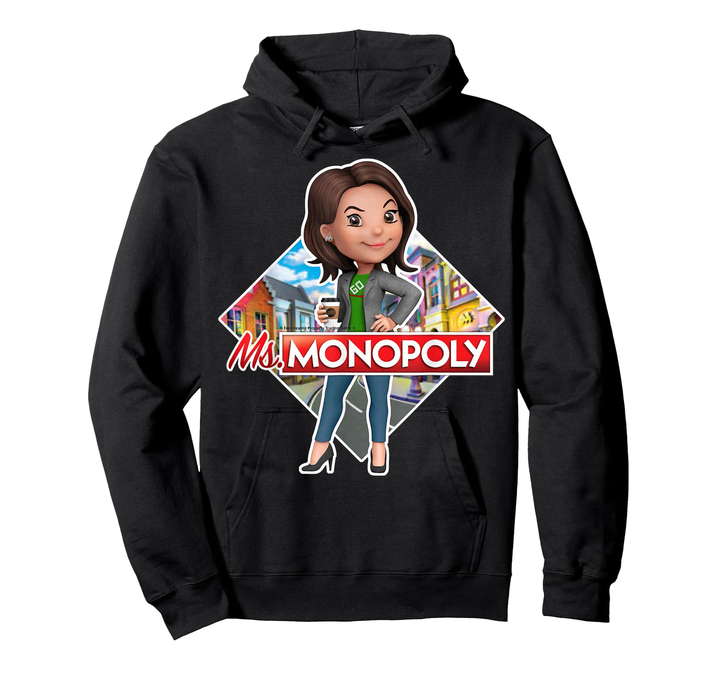 Monopoly Ms. Monopoly Board Game Logo T-Shirt