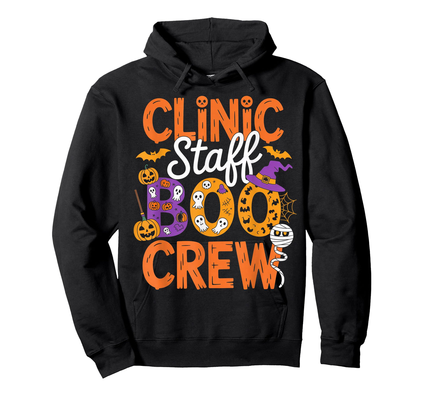 Clinic Staff Boo Crew Halloween Group Outfit for Healthcare T-Shirt