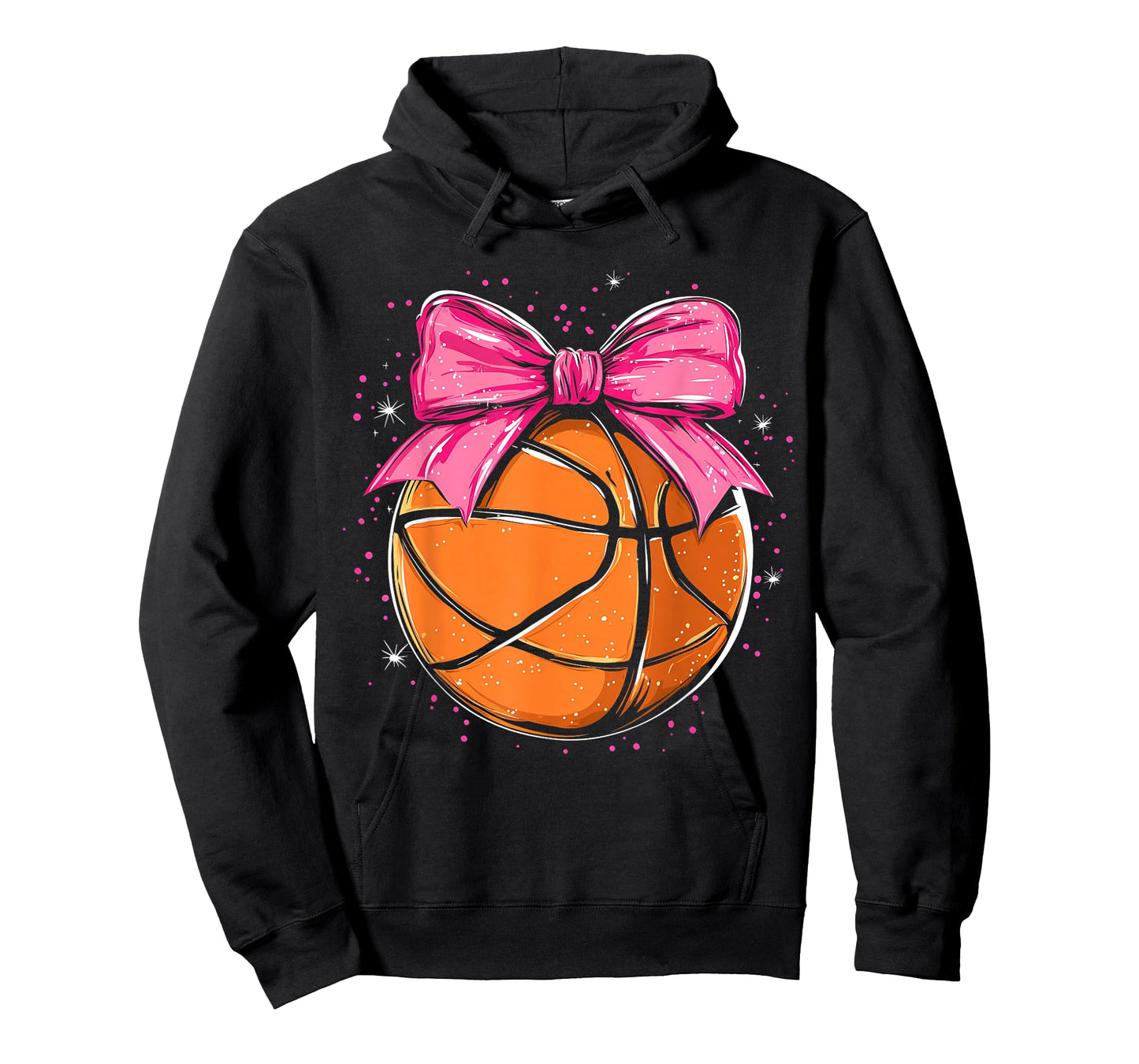 Basketball Coquette Bow Cute Basketball Player T-Shirt