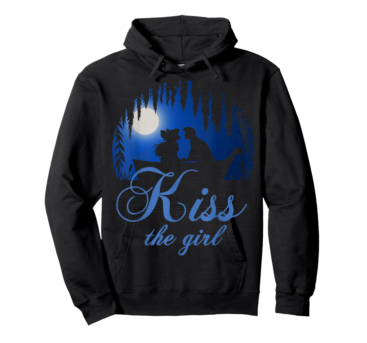 Disney Little Mermaid Ariel Eric Night Poster Kiss The Girl T-Shirt