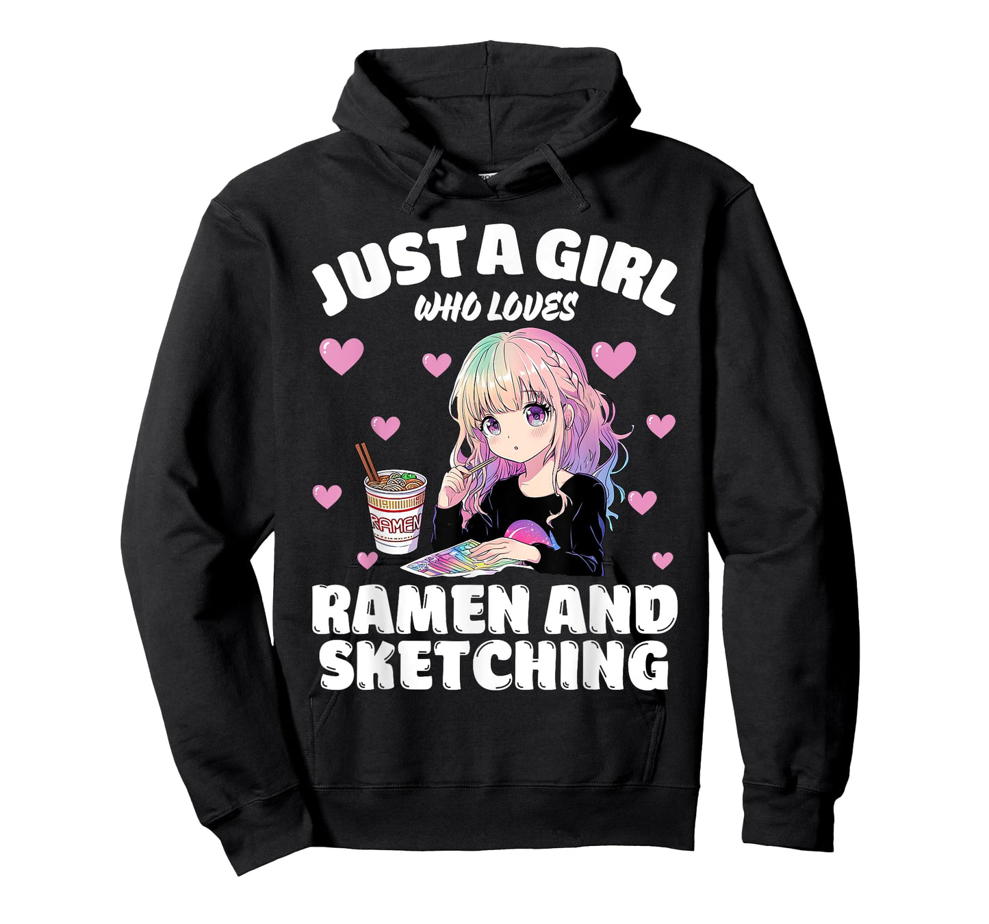 Just A Girl Who Loves Ramen And Sketching T-Shirt