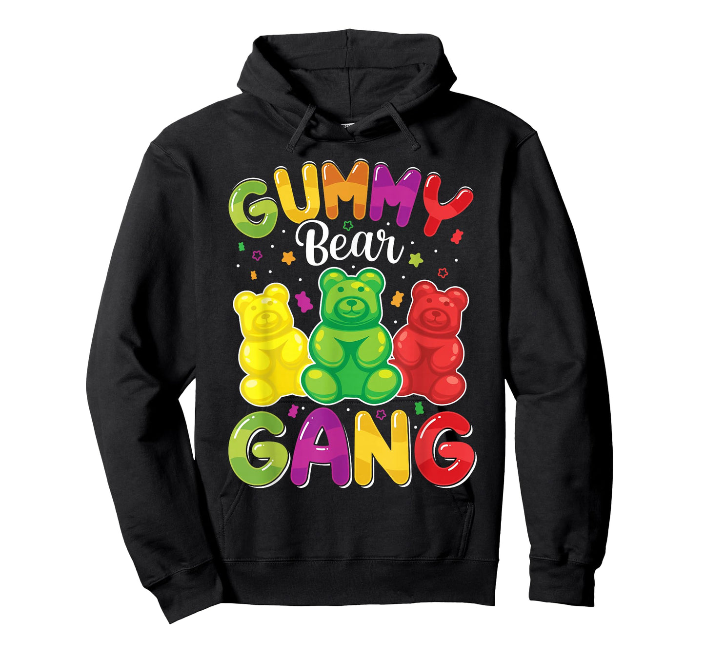 Gummy Bear Gang Funny Candy Lovers Girls Kid Squad Team T-Shirt
