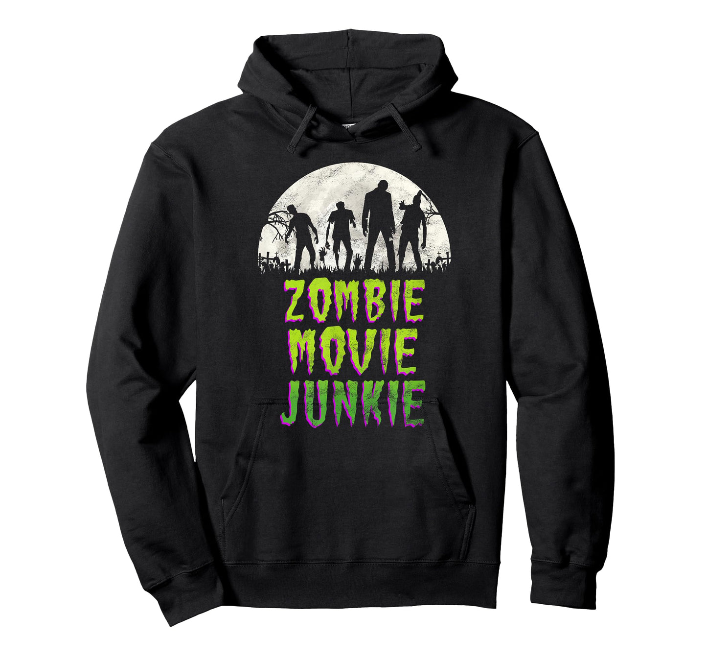 Vintage Horror Zombie Movie Junkie Retro 80s Films T-Shirt