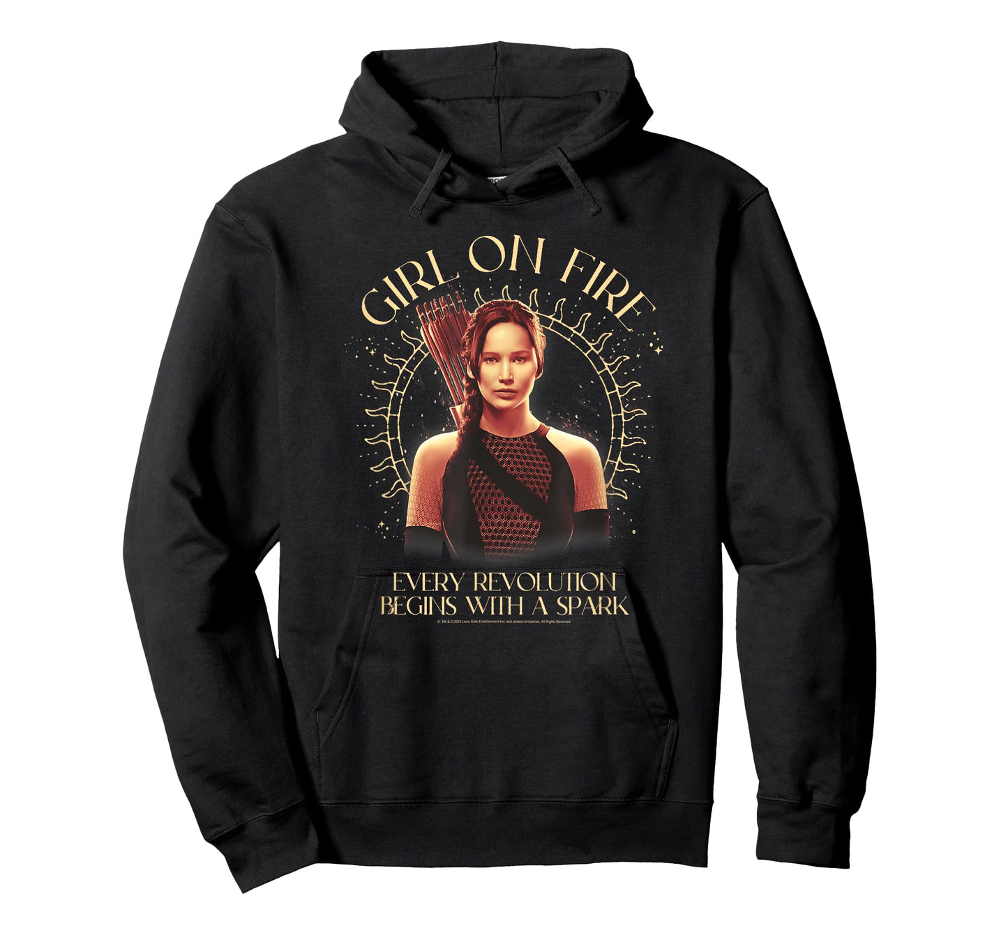 The Hunger Games Girl on Fire Celestial Tarot Movie T-Shirt