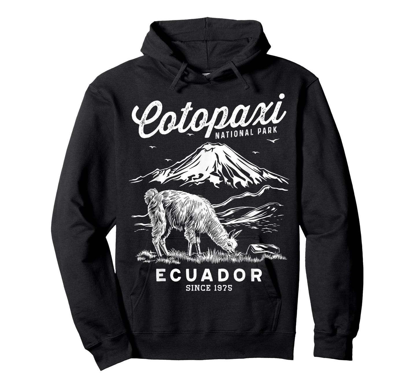 Ecuador Cotopaxi National Park Souvenir Alpaca Hike T-Shirt