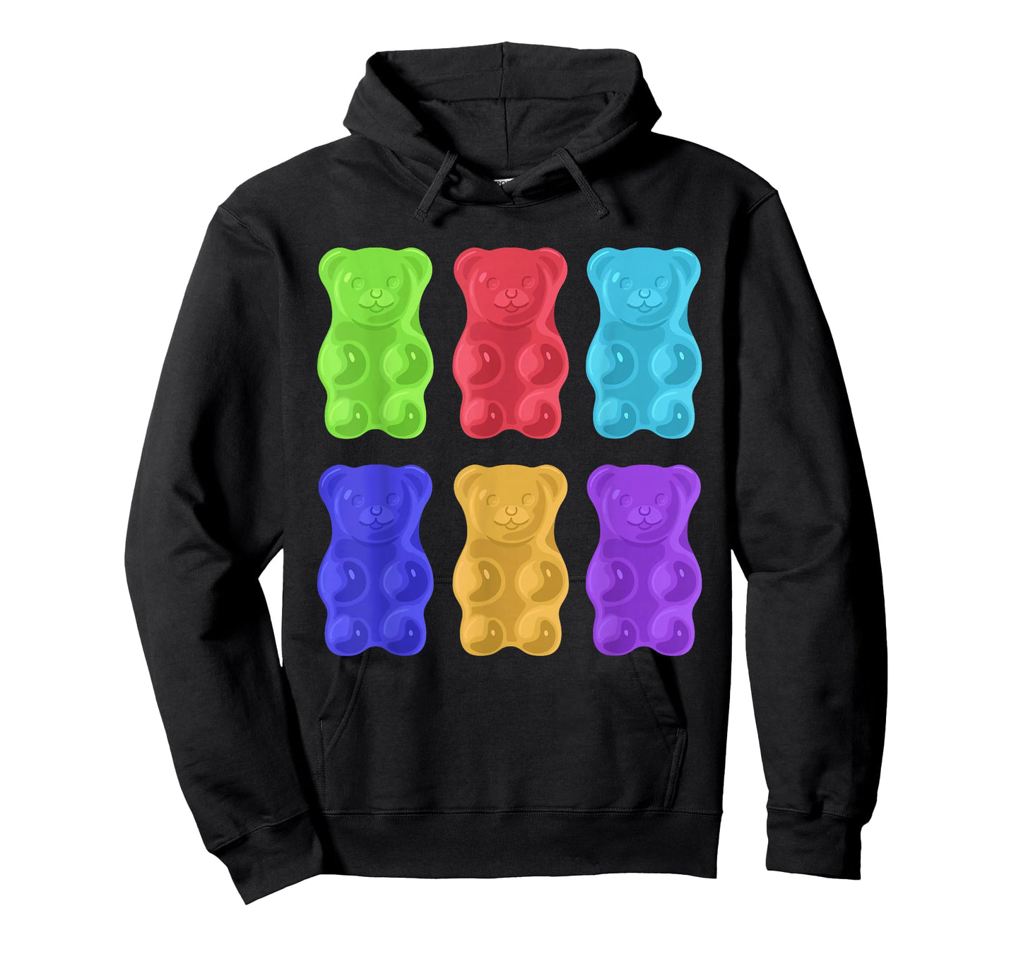 Cool Gummy Bear Art For Girls Kids Toddler Candy Gummies T-Shirt