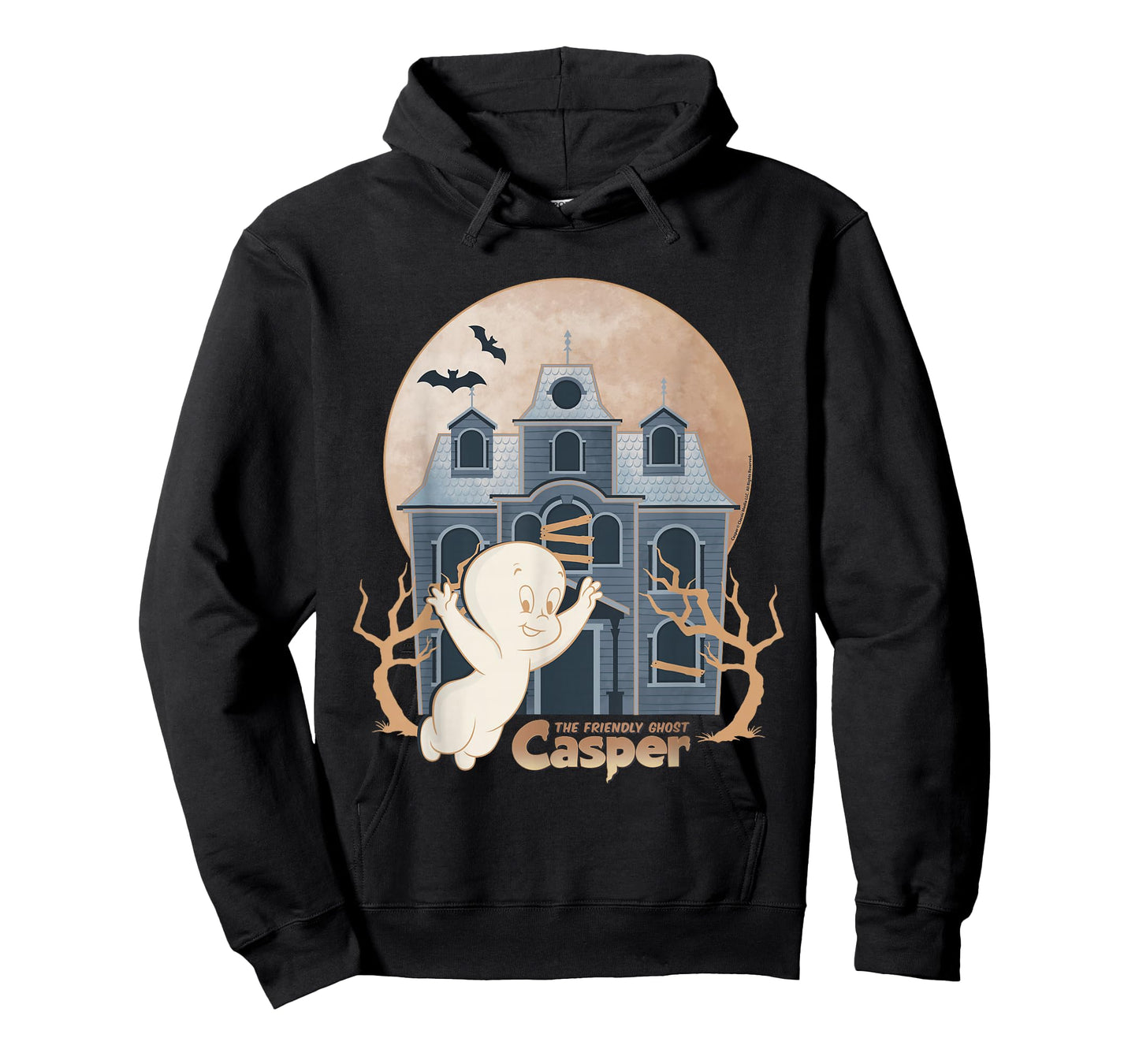 Casper The Friendly Ghost Haunted House Glow T-Shirt