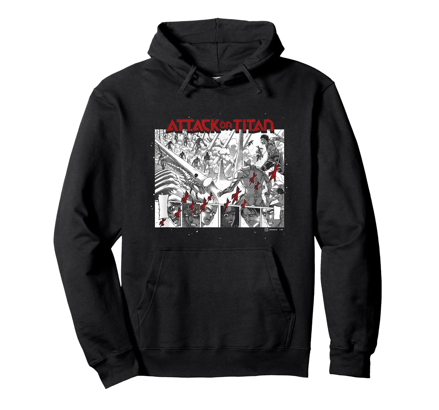 Attack on Titan Epic Scene Reactions Panels Big Manga Poster T-Shirt