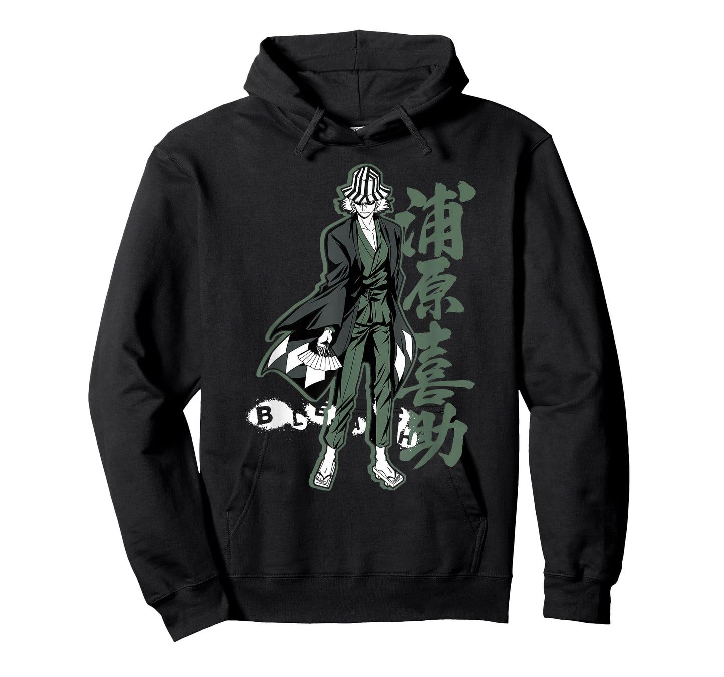 Bleach Kisuke with Vertical Kanji Anime T-Shirt
