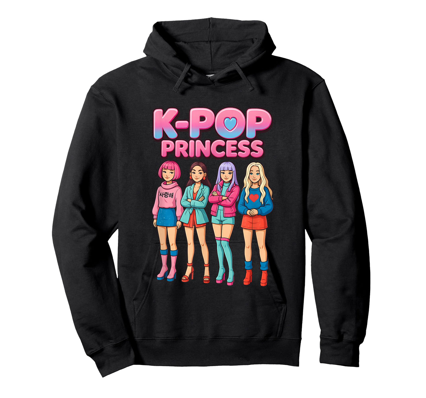 K-Pop Princess Korean Drama Music Girl Band Idol Fashion T-Shirt
