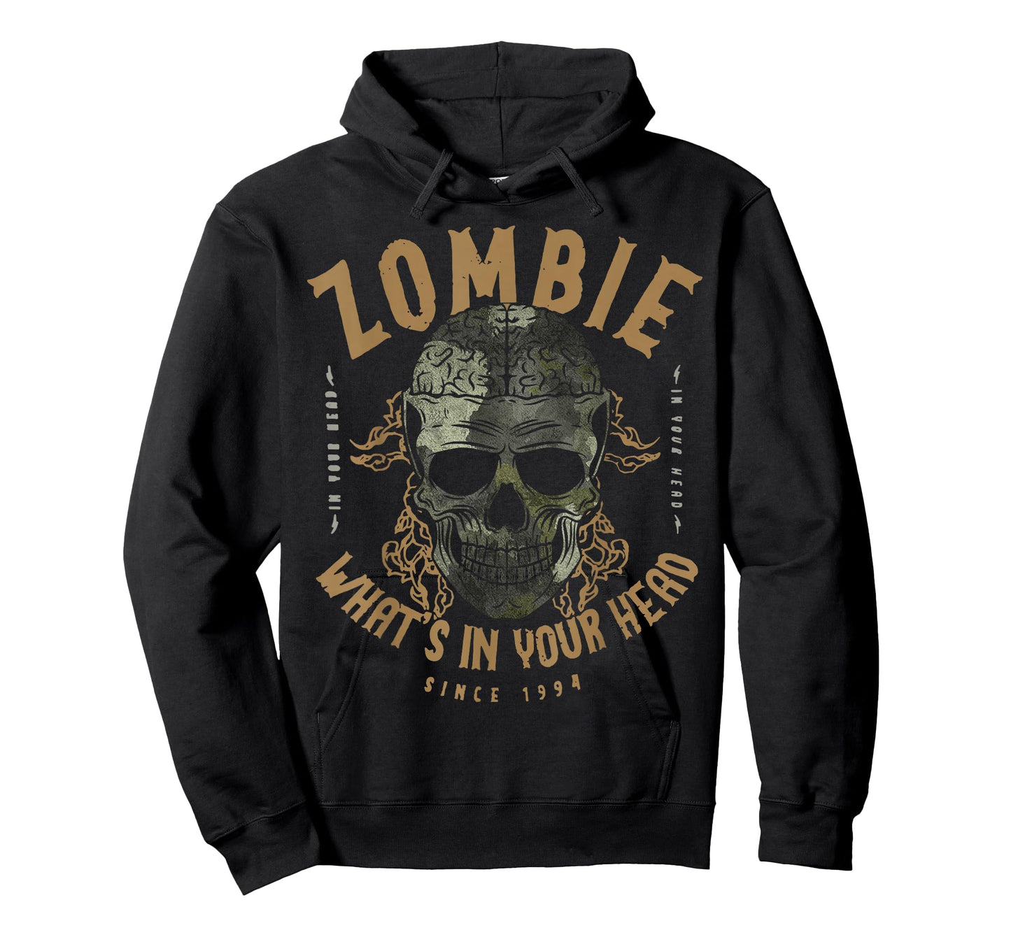 Zombie What's in Your Head Since 1994 Quote Saying Tees T-Shirt