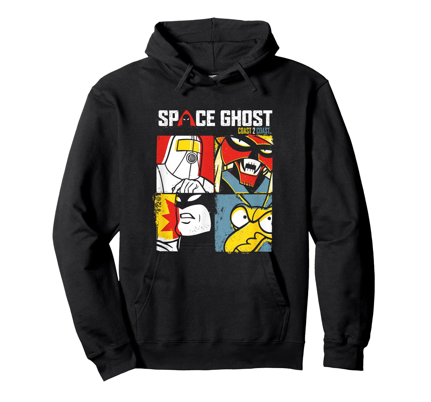 Space Ghost Coast to Coast Vintage Villains Faded Box Ups T-Shirt