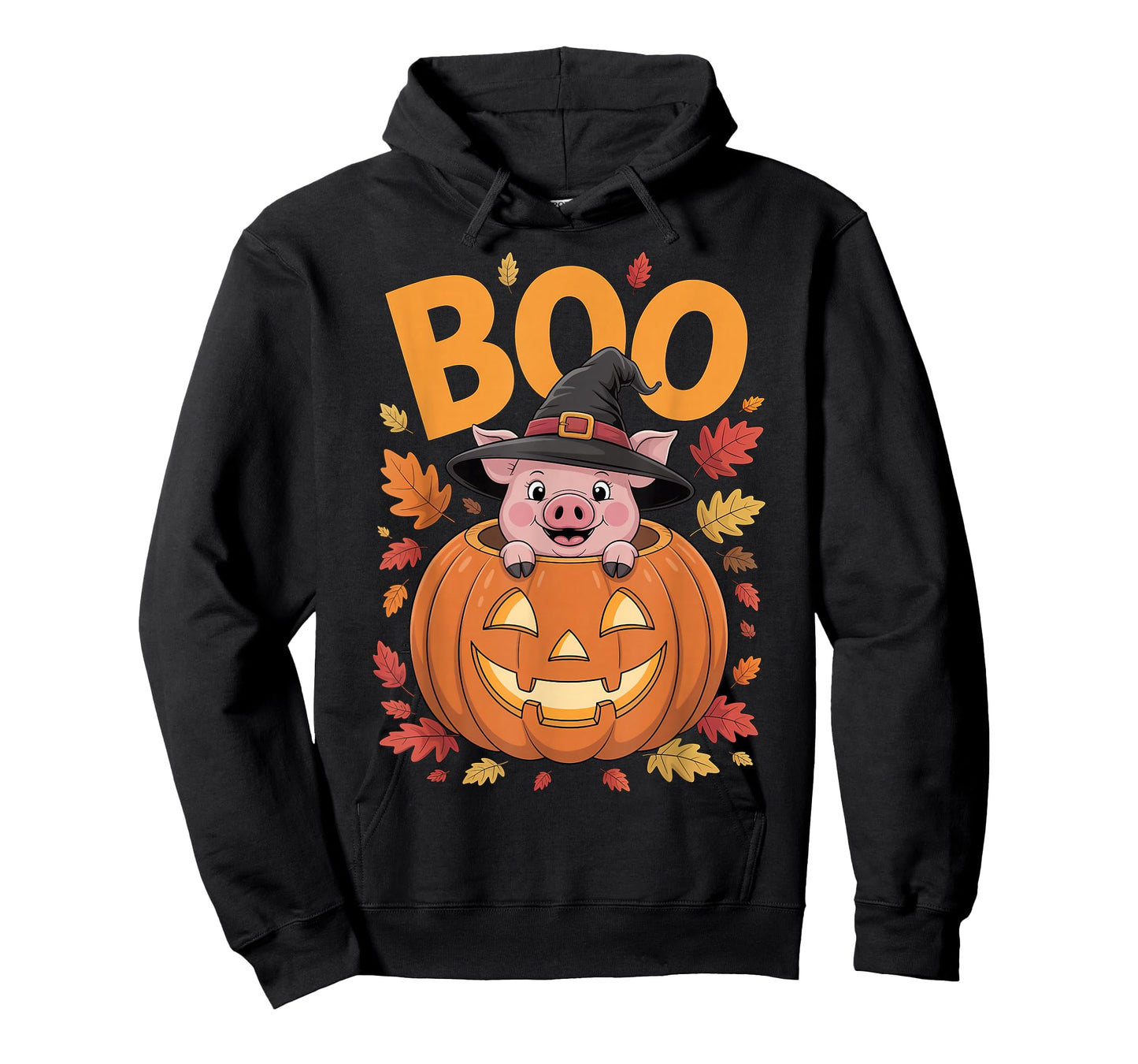 Pig Costume on Pumpkin Halloween Pig T-Shirt