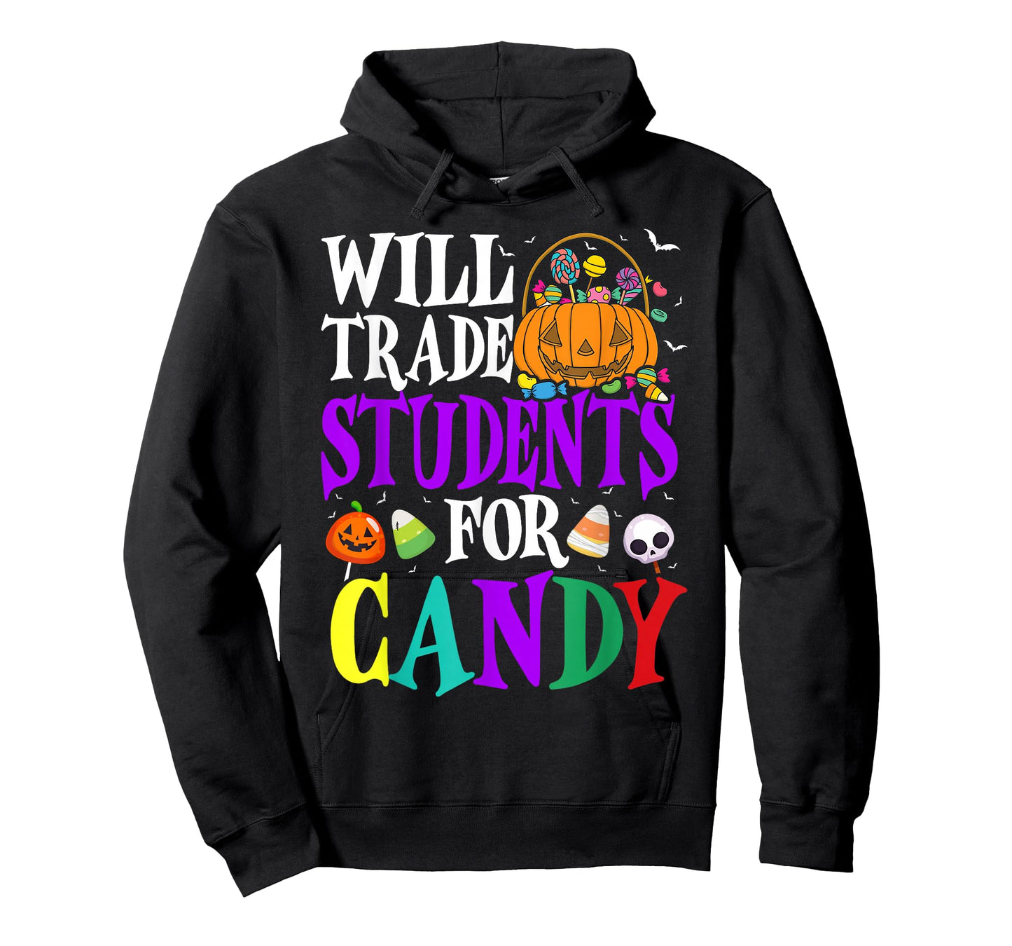 Will Trade Students For Candy Halloween Costume Teacher T-Shirt