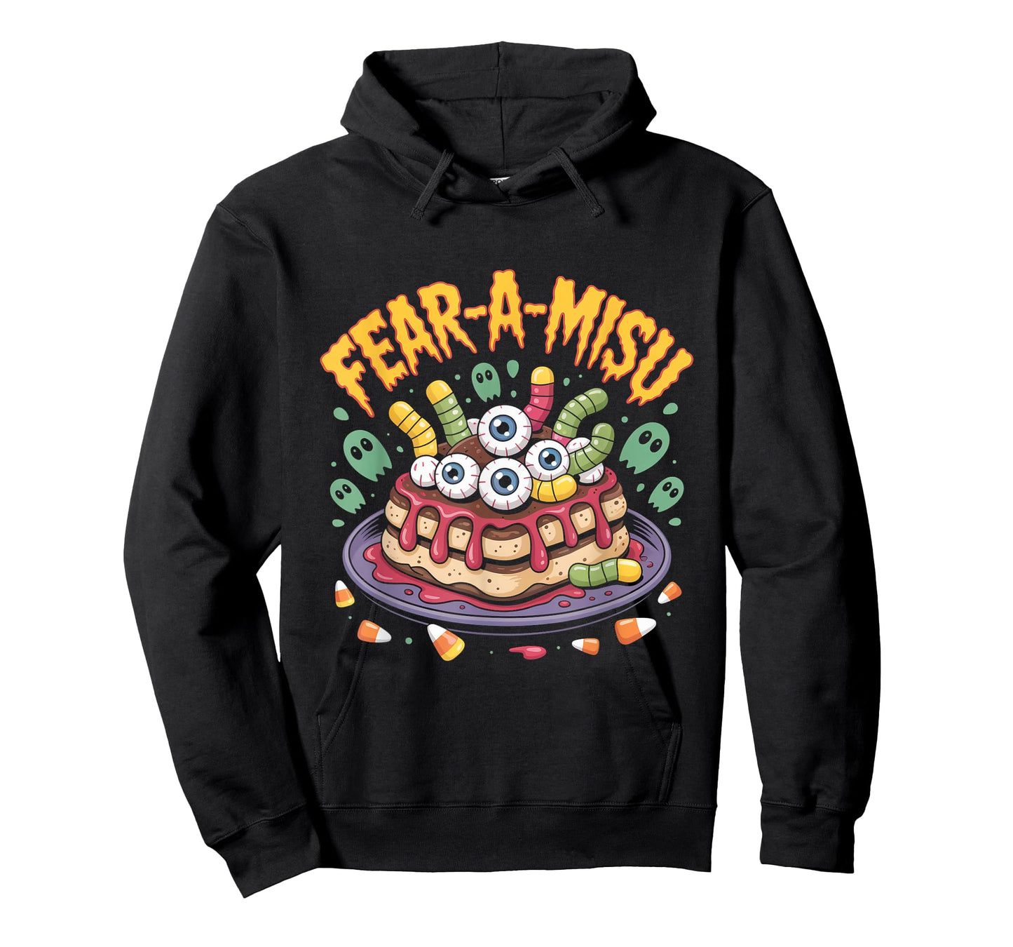 Fear-A-Misu Creepy Dessert Humor T-Shirt