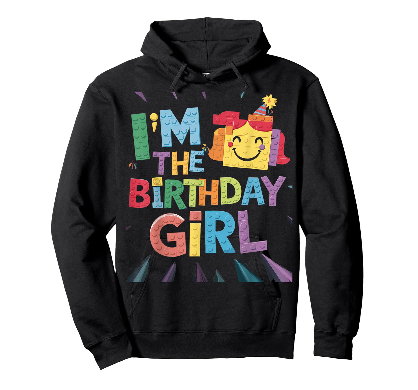 Im The Birthday Girl Building Brick Family Matching T-Shirt