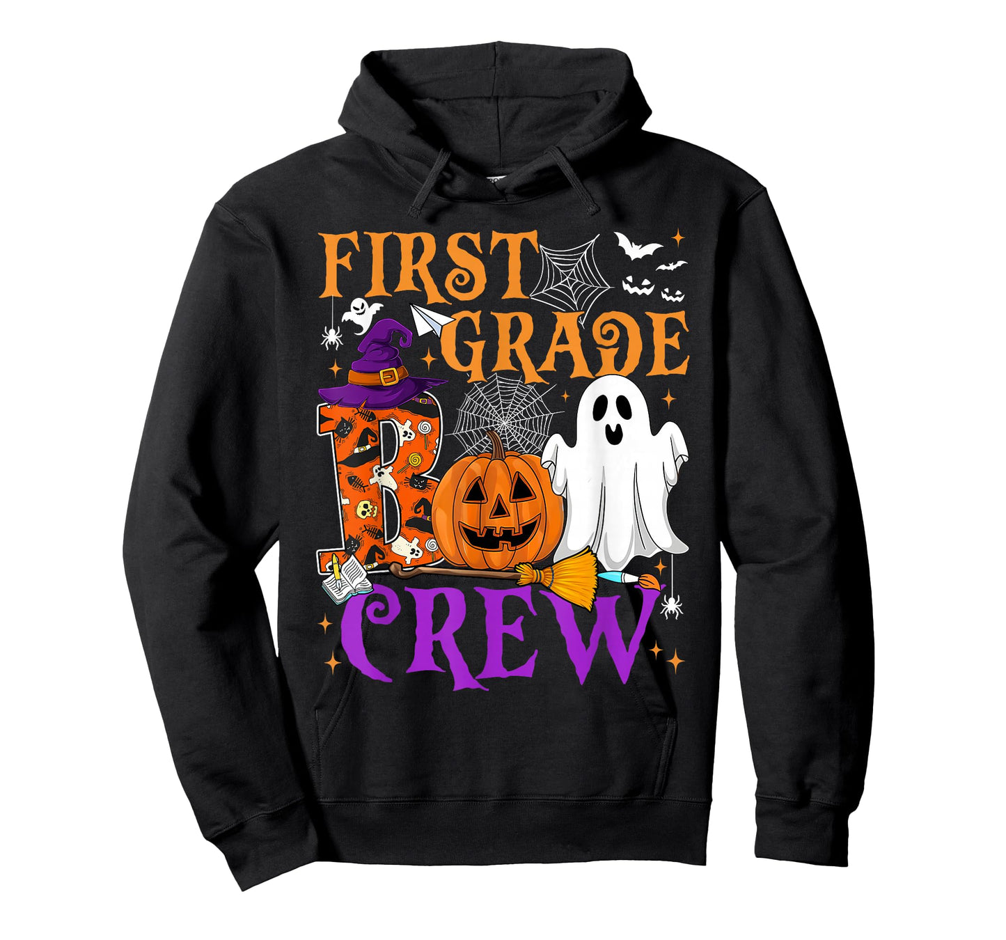 1st Grade Boo Crew Teacher Student Funny Halloween Costume T-Shirt