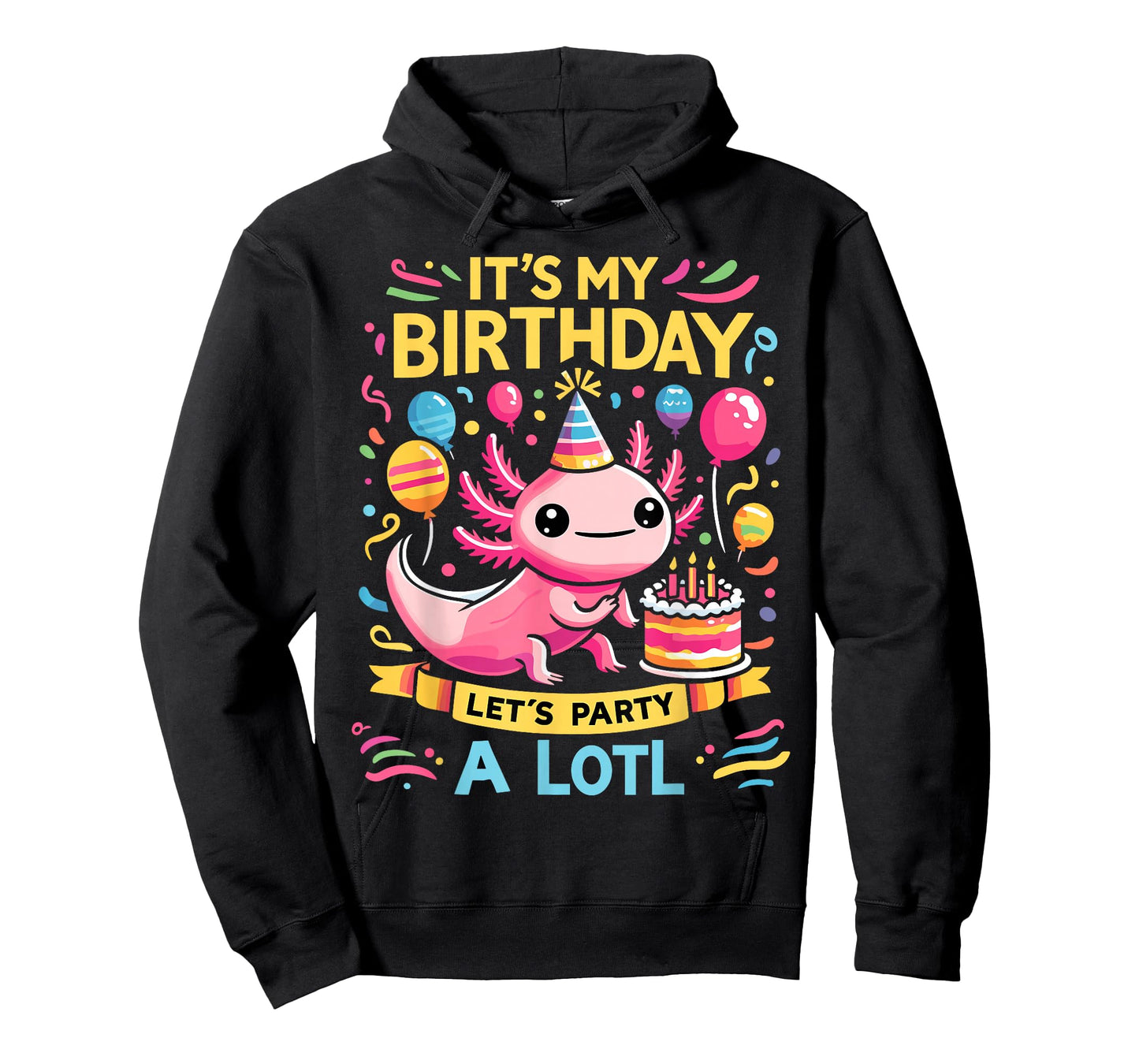 Axolotl Fun Party Kawaii Axolot Birthday T-Shirt