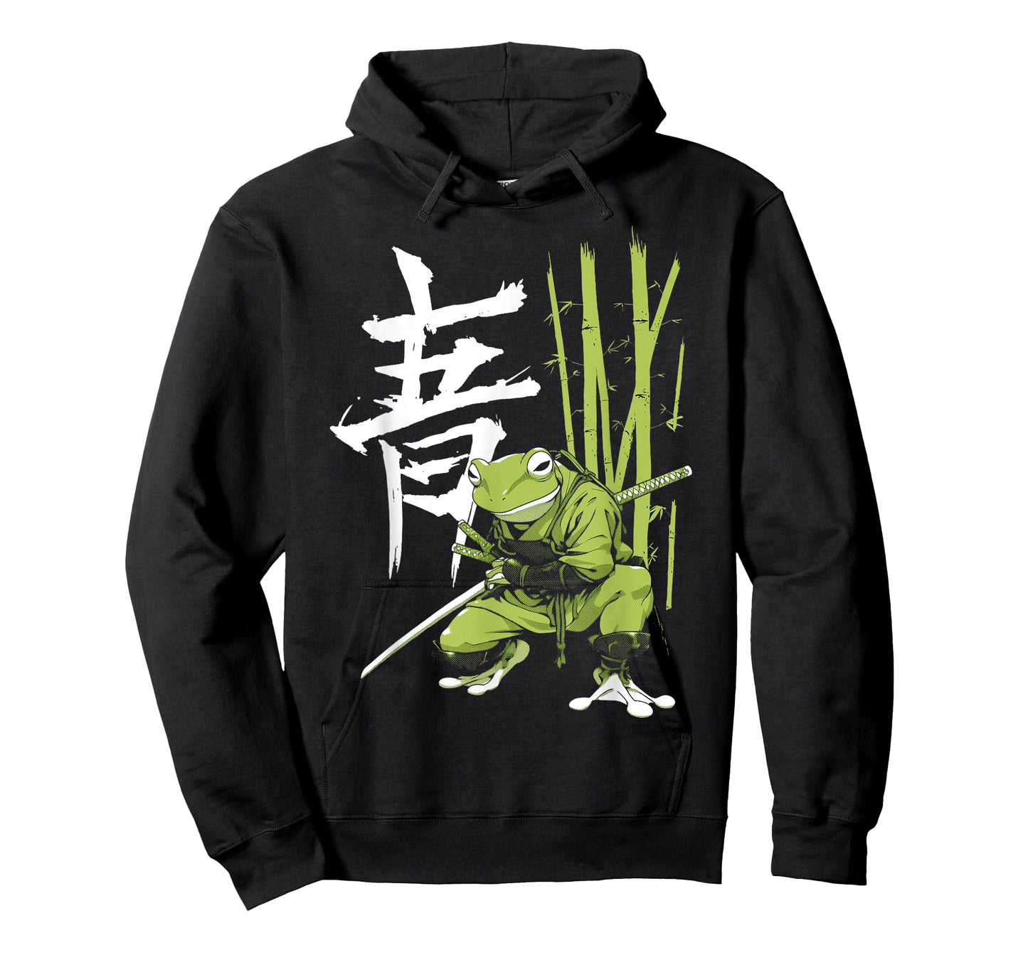 Ninja Japanese Kanji Katana Samurai Frog T-Shirt