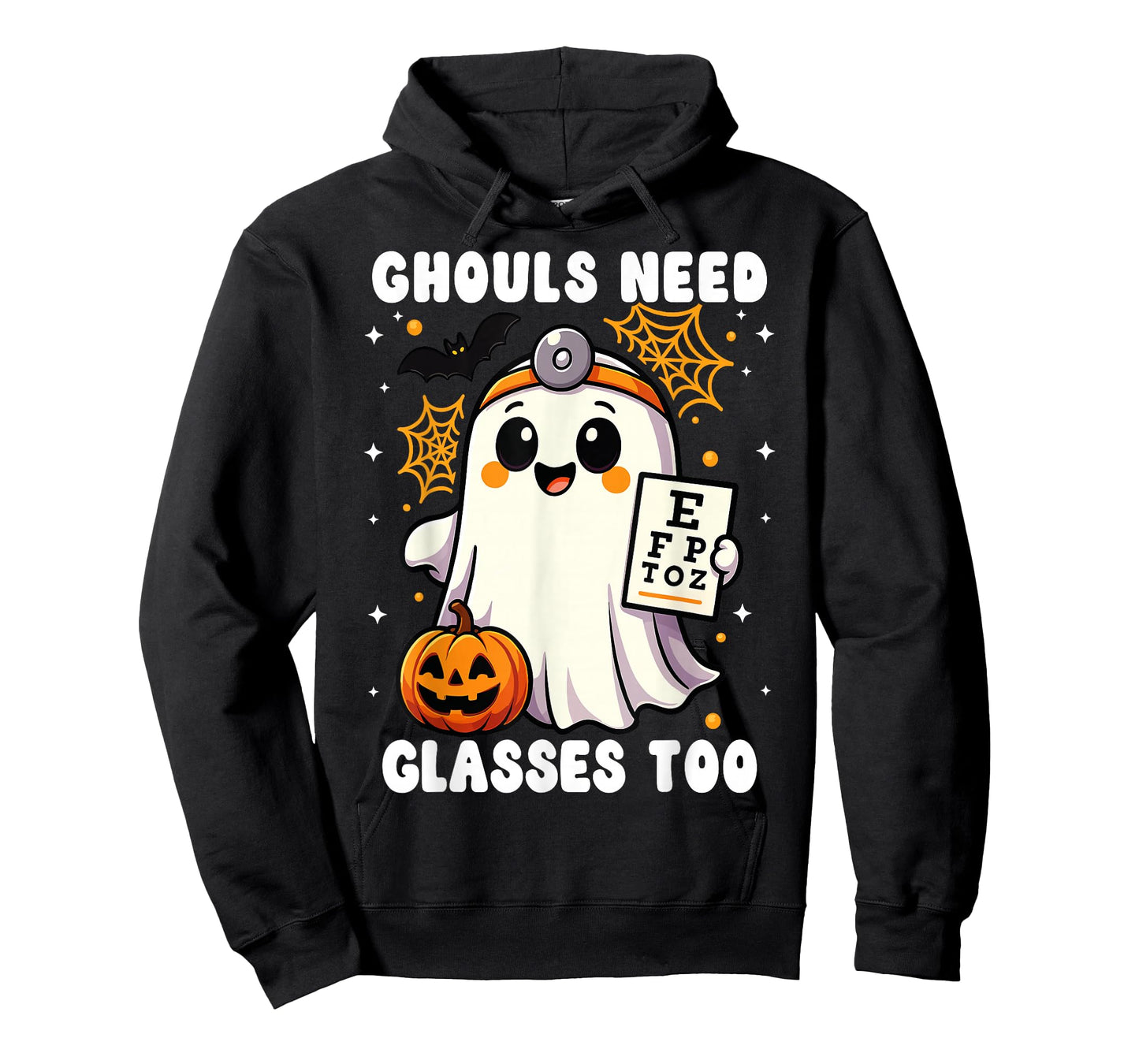 Optometry Halloween Spooky Ophthalmologist Funny Eye Doctor T-Shirt
