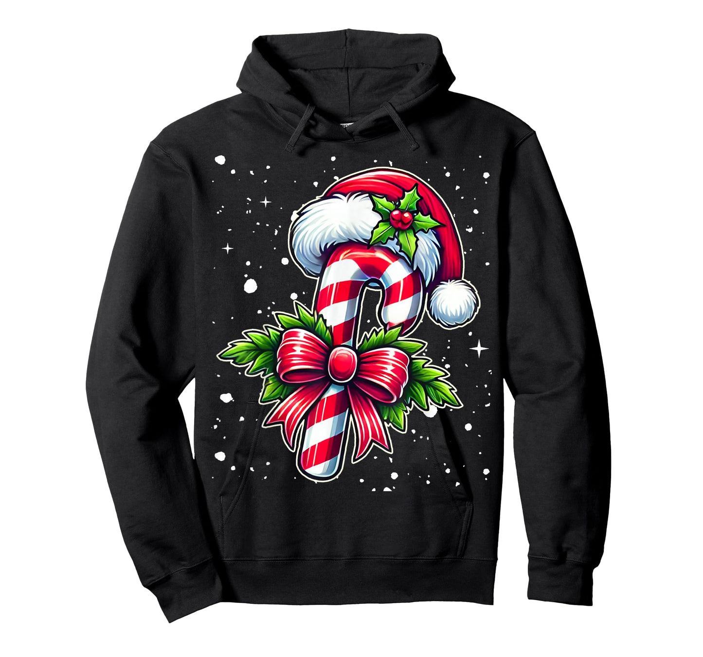 Christmas Candy Cane Santa Xmas Candy Boys Girls Kids T-Shirt