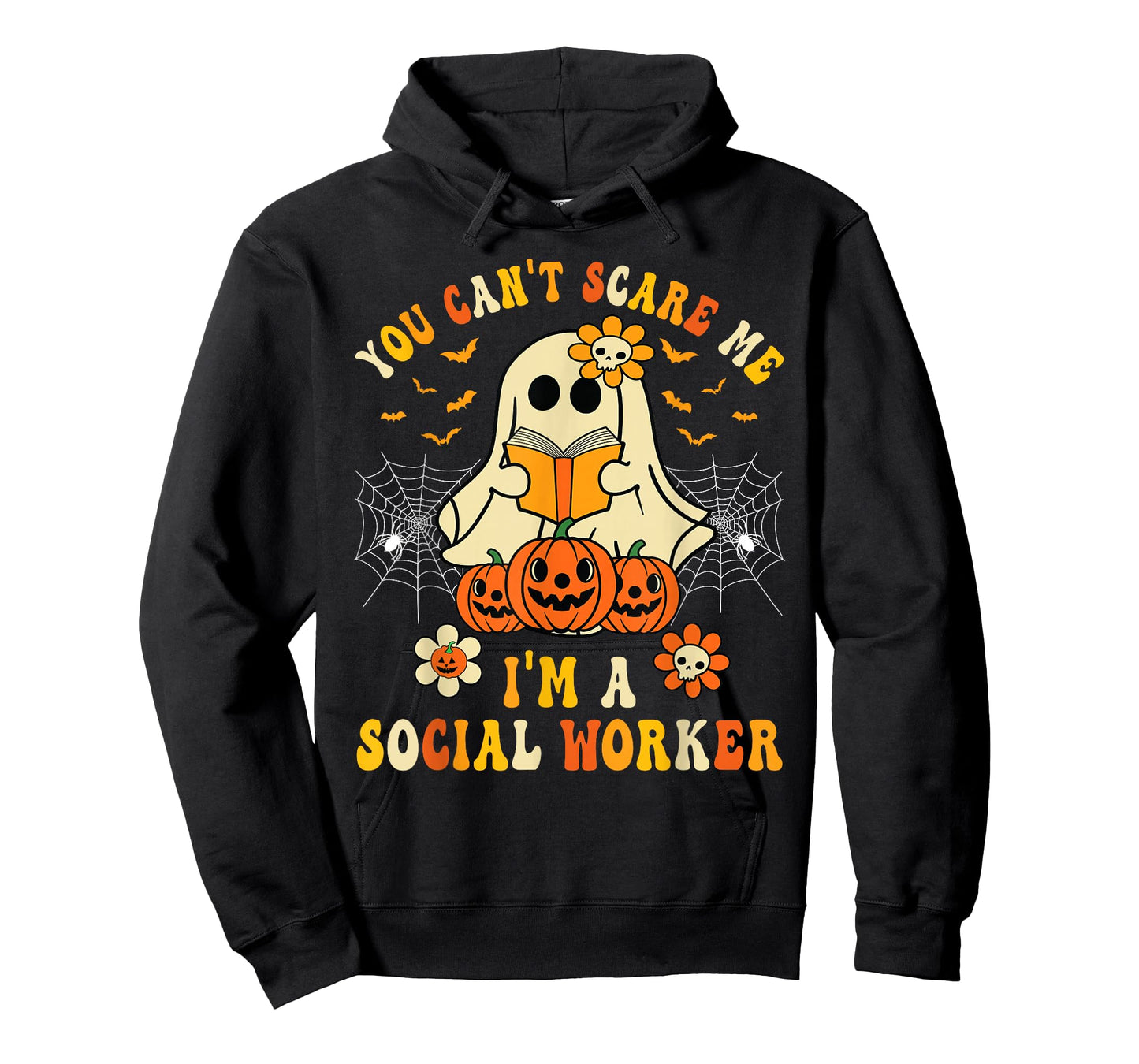 You Can't Scare Me I'm a School Social Worker Halloween T-Shirt
