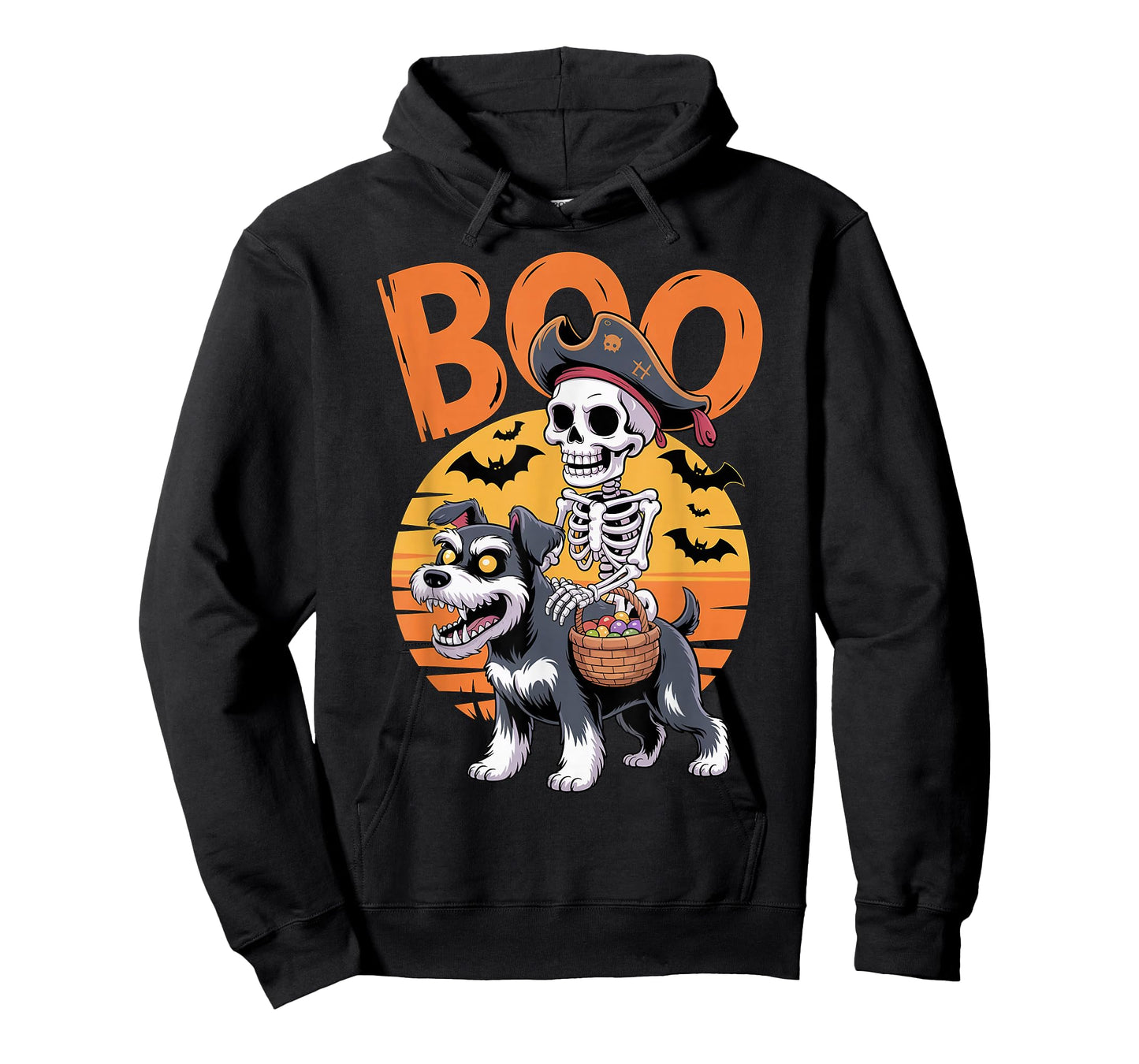 Spooky Mini Schnauzer Costume Miniature Schnauzer Halloween T-Shirt
