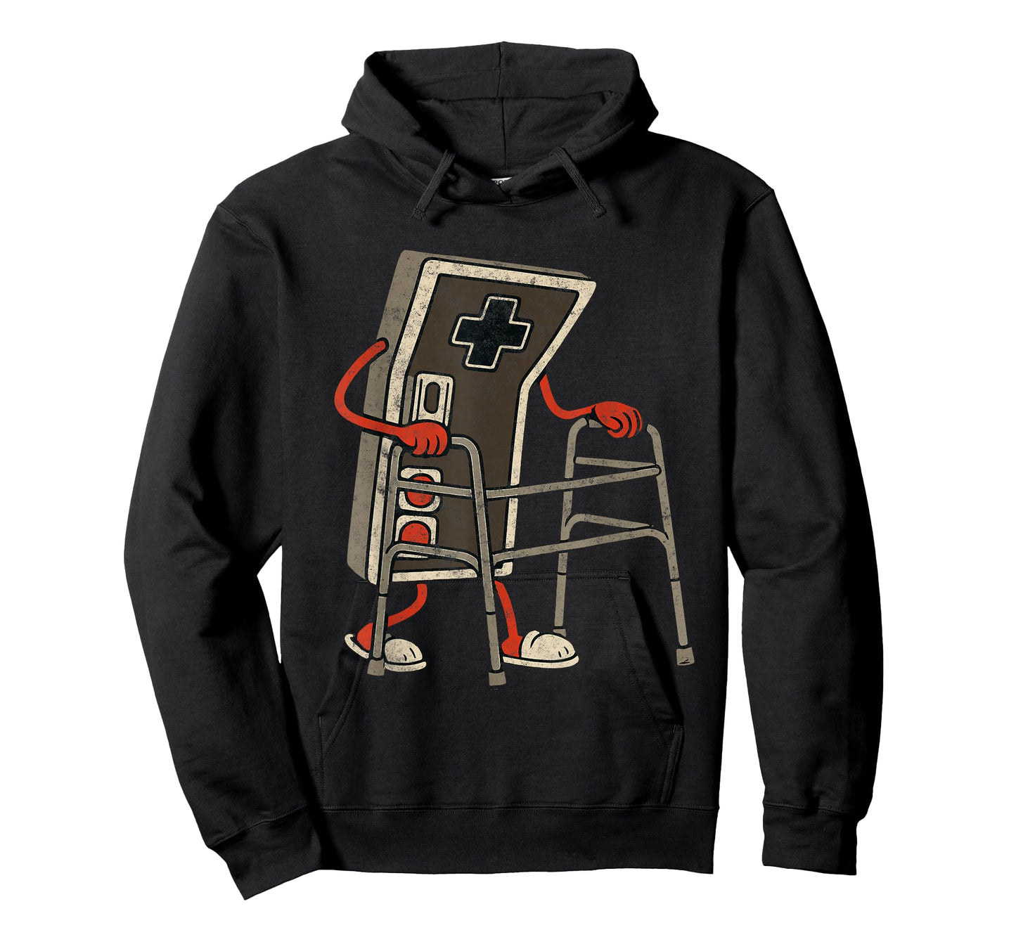 Retro Video Game Controller with Walker Funny Gamer Gaming T-Shirt