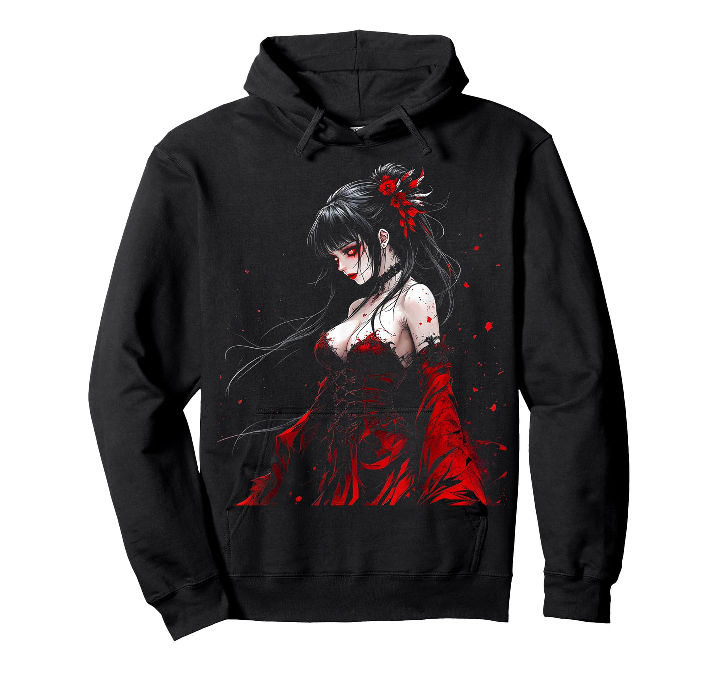 Horror Anime Manga Tee I Gothic Outfit I Japanese Chibi Girl T-Shirt