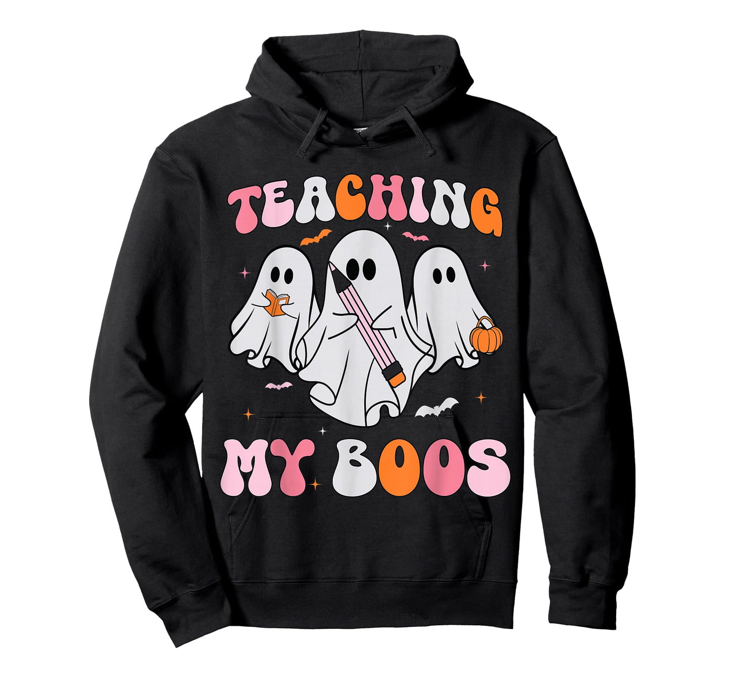 Halloween Ghost Teachers Teaching My Boos Costume Women Men T-Shirt