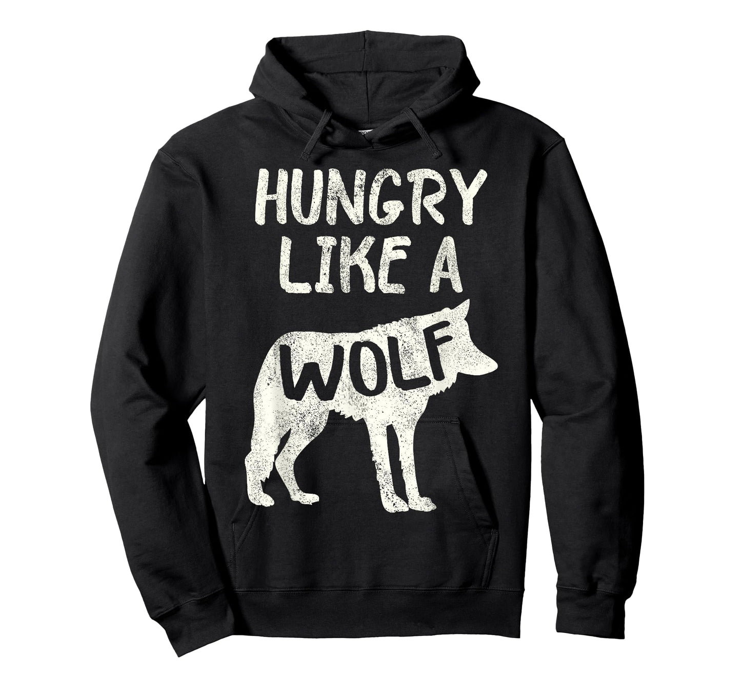 Hungry Like A Wolf Shadow Graphic T-Shirt