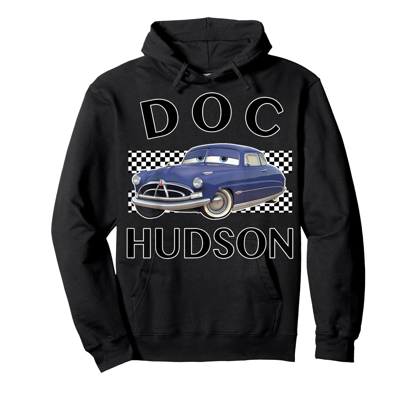 Disney Pixar Cars Doc Hudson Vintage Race Stripe Logo T-Shirt