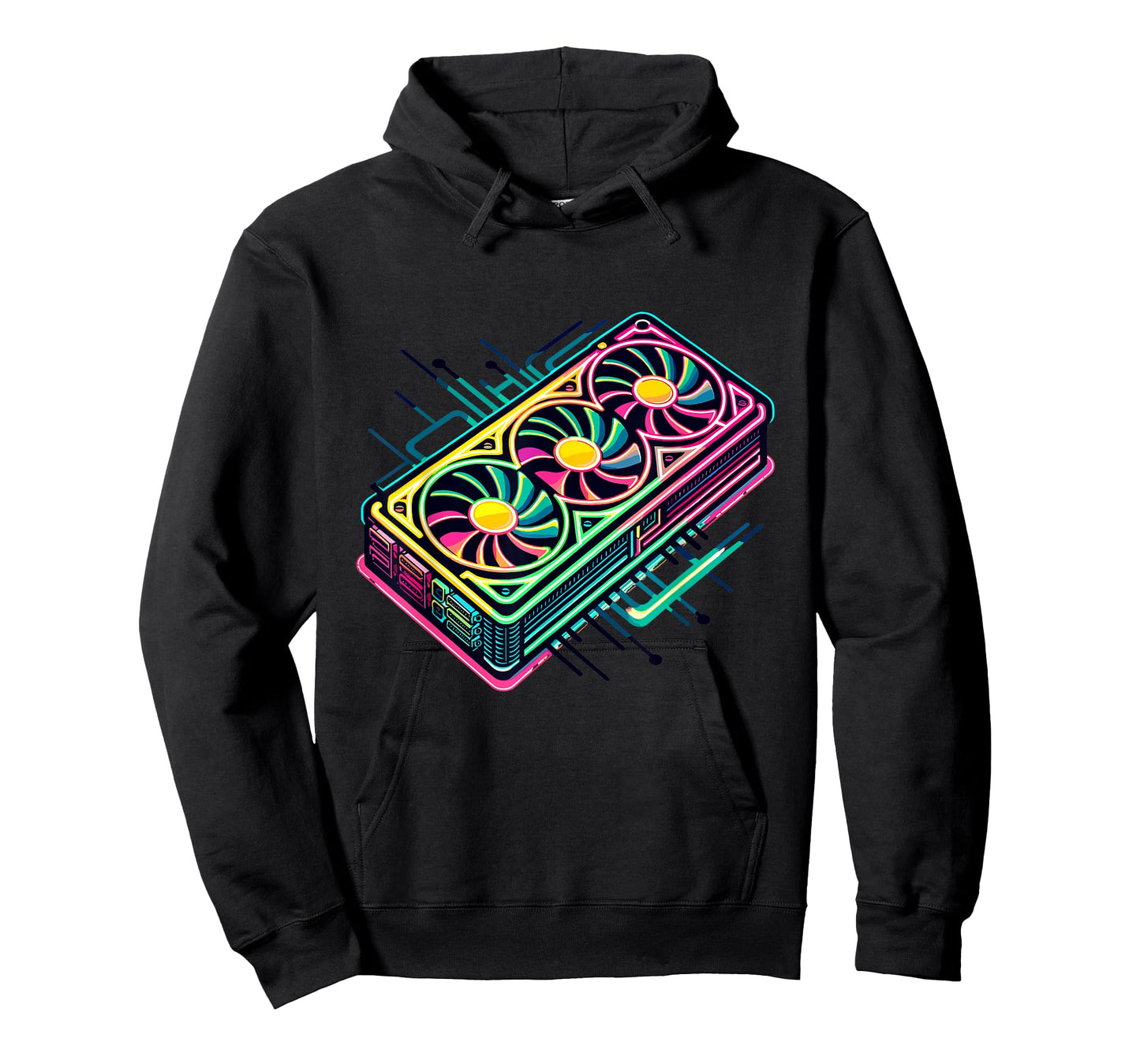 RGB Gaming Graphics Card Aesthetic GPU Video Gamer T-Shirt