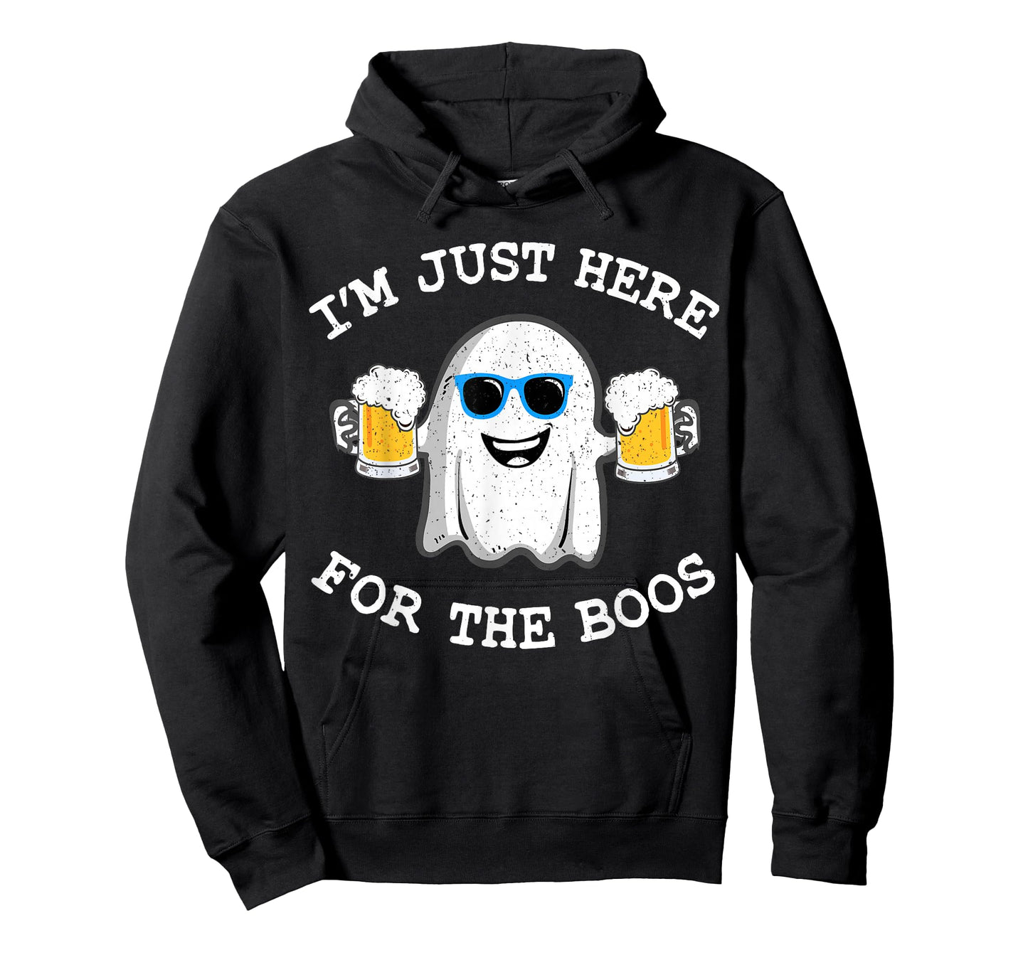 Funny Halloween Tee, I'm Just Here For The Boos Costume Men T-Shirt