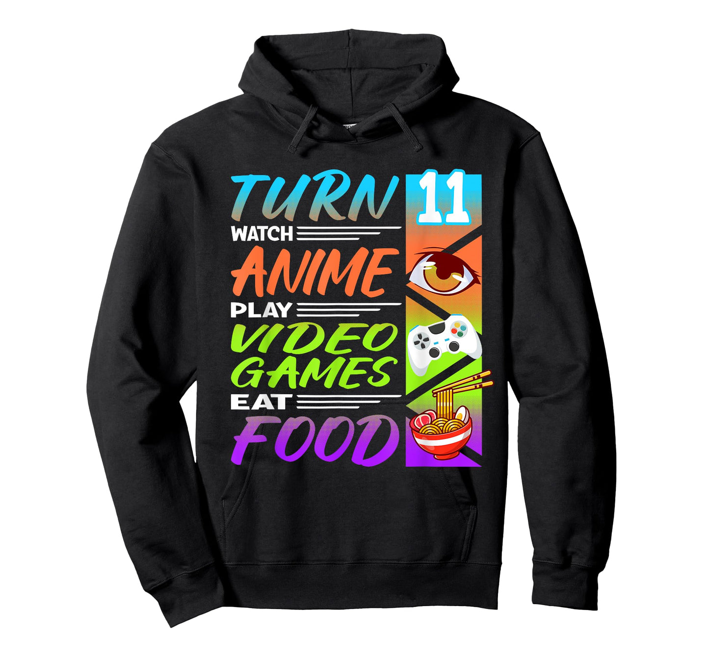 11th Birthday I Gamer I 90s Kawaii Ramen Noodles Anime T-Shirt