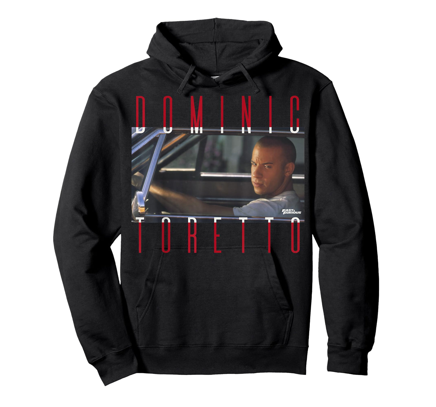 Fast & Furious Dominic Toretto Photo Word Stack T-Shirt
