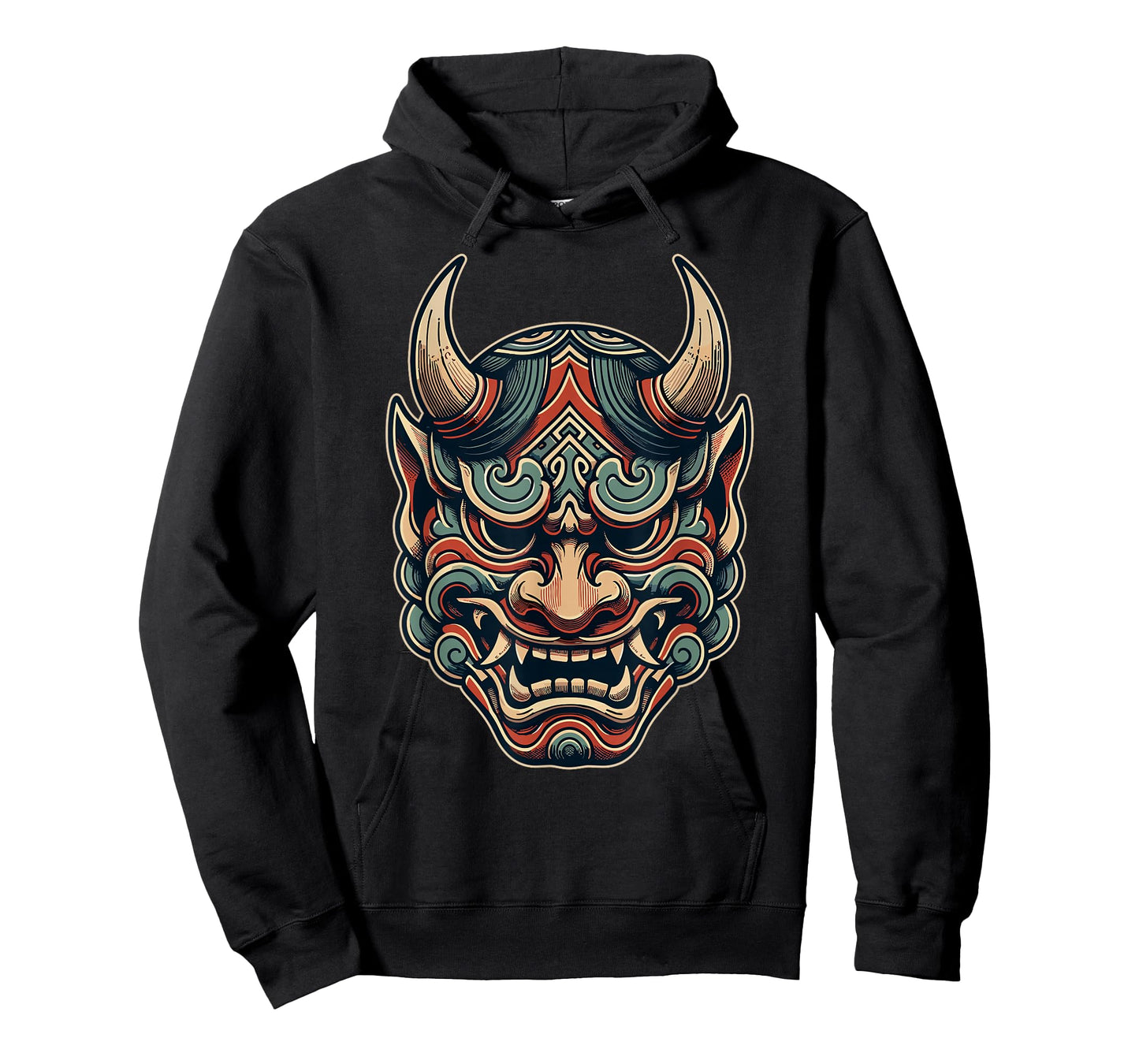 Hannya Oni Mask Devil Yokai Japanese Demon Oni Mask T-Shirt
