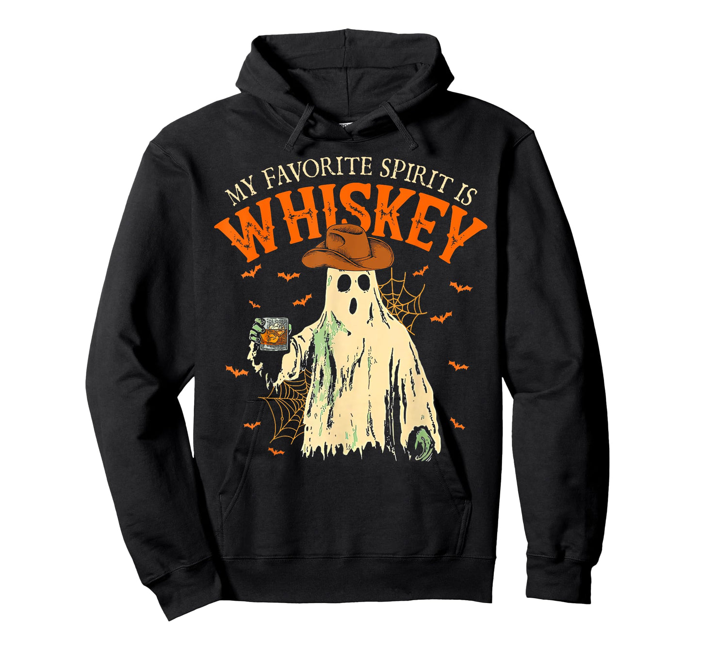 My Favorite Spirit is Whiskey Halloween Cowboy Ghosts T-Shirt