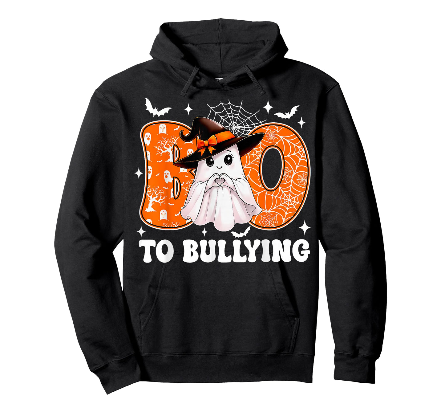 Boo to Bullying Cute Ghost Halloween Unity Day Anti Bullying T-Shirt