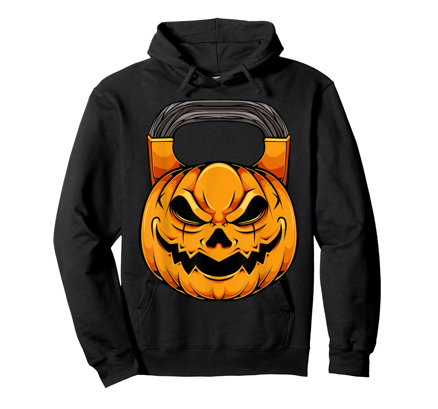 Pumpkin Dumbbell Lazy Halloween Costume Workout Gym Lover T-Shirt