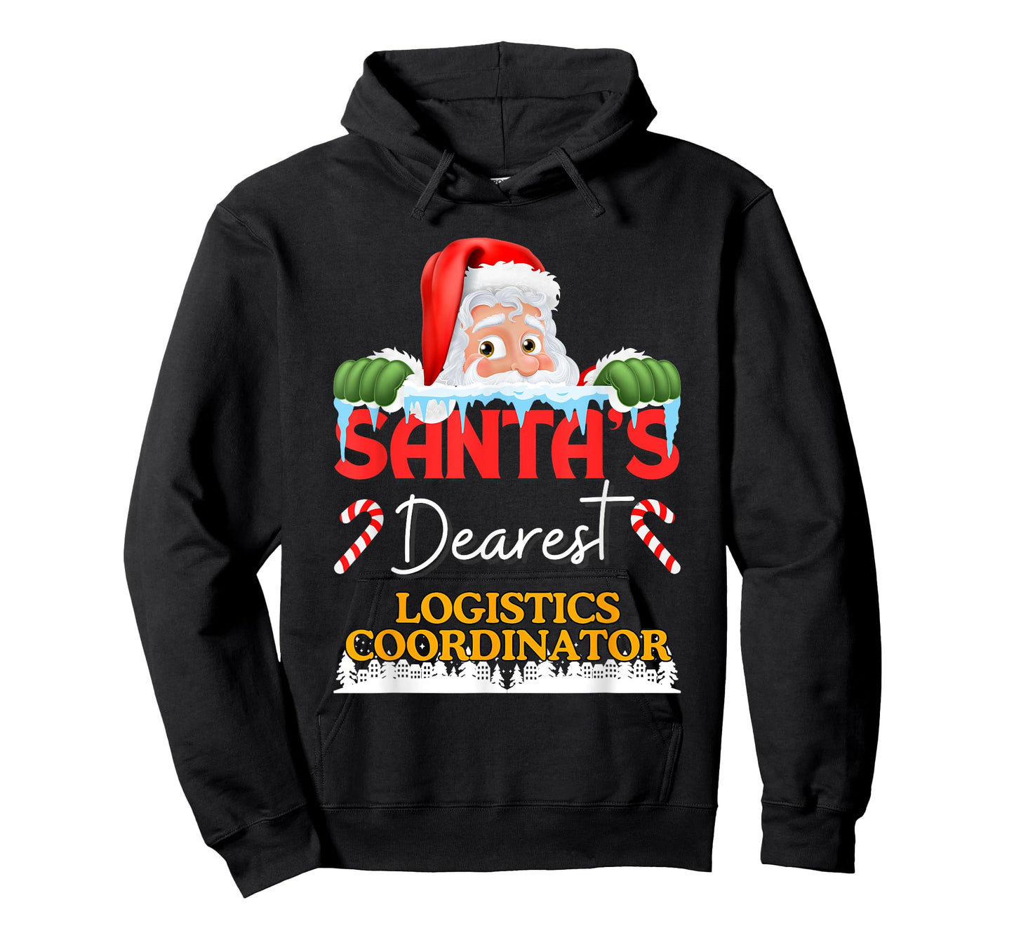 Logistics Coordinator Christmas Job Profession Santa Claus T-Shirt