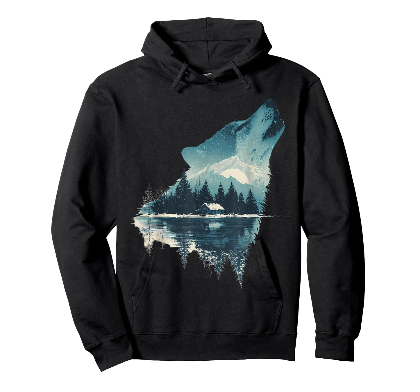 Wolf Animal Face Art Graphic Wildlife Colorful Wolf Lover T-Shirt