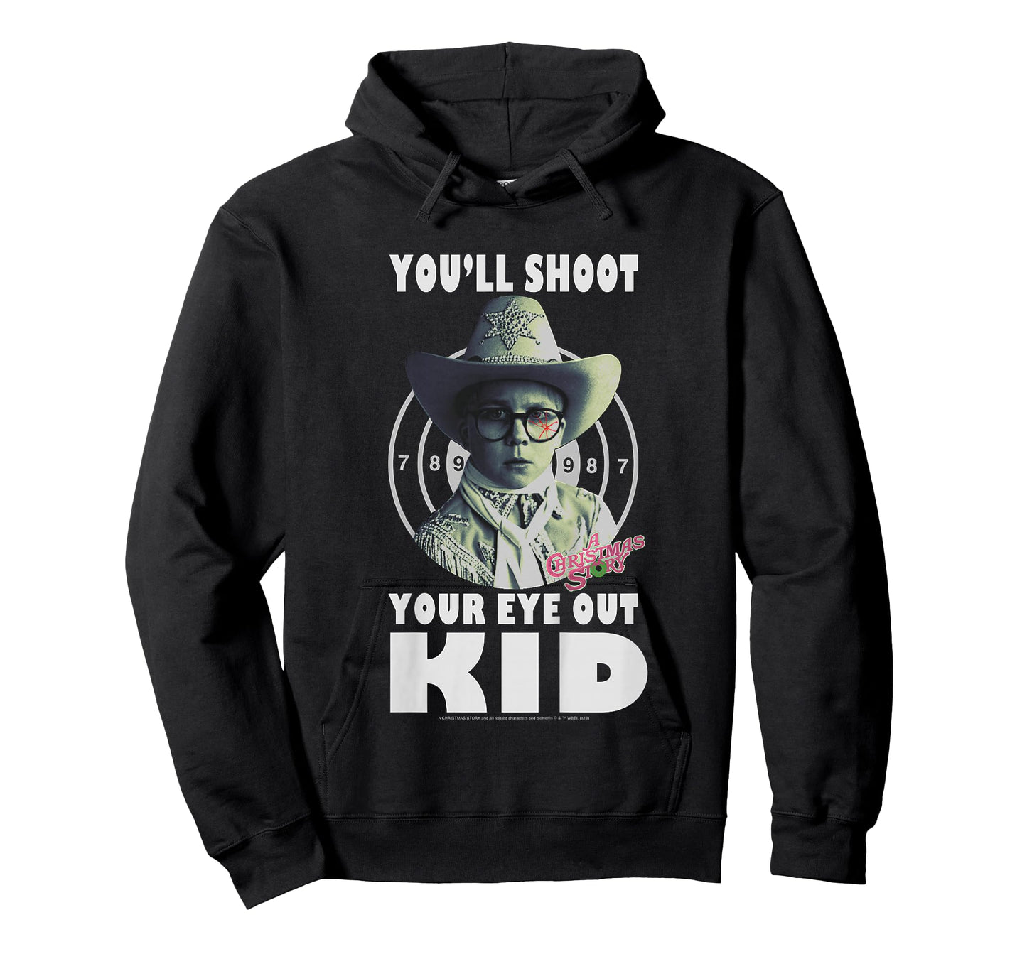 Kids A Christmas Story Ralphie You'll Shoot Your Eye Out Kid T-Shirt