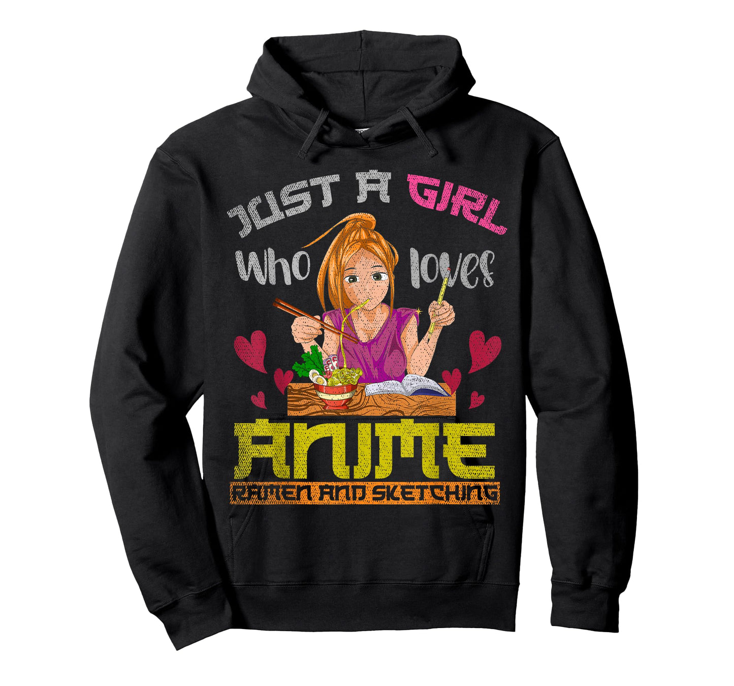 Just a girl who loves anime ramen and drawing anime T-Shirt