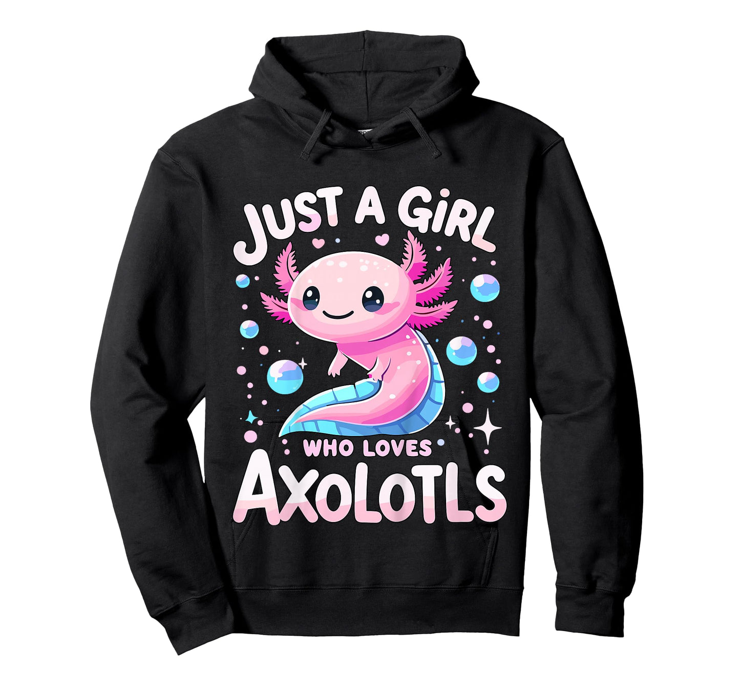 Kids Axolotls Kawaii Just A Girl Who Loves Axolotl T-Shirt