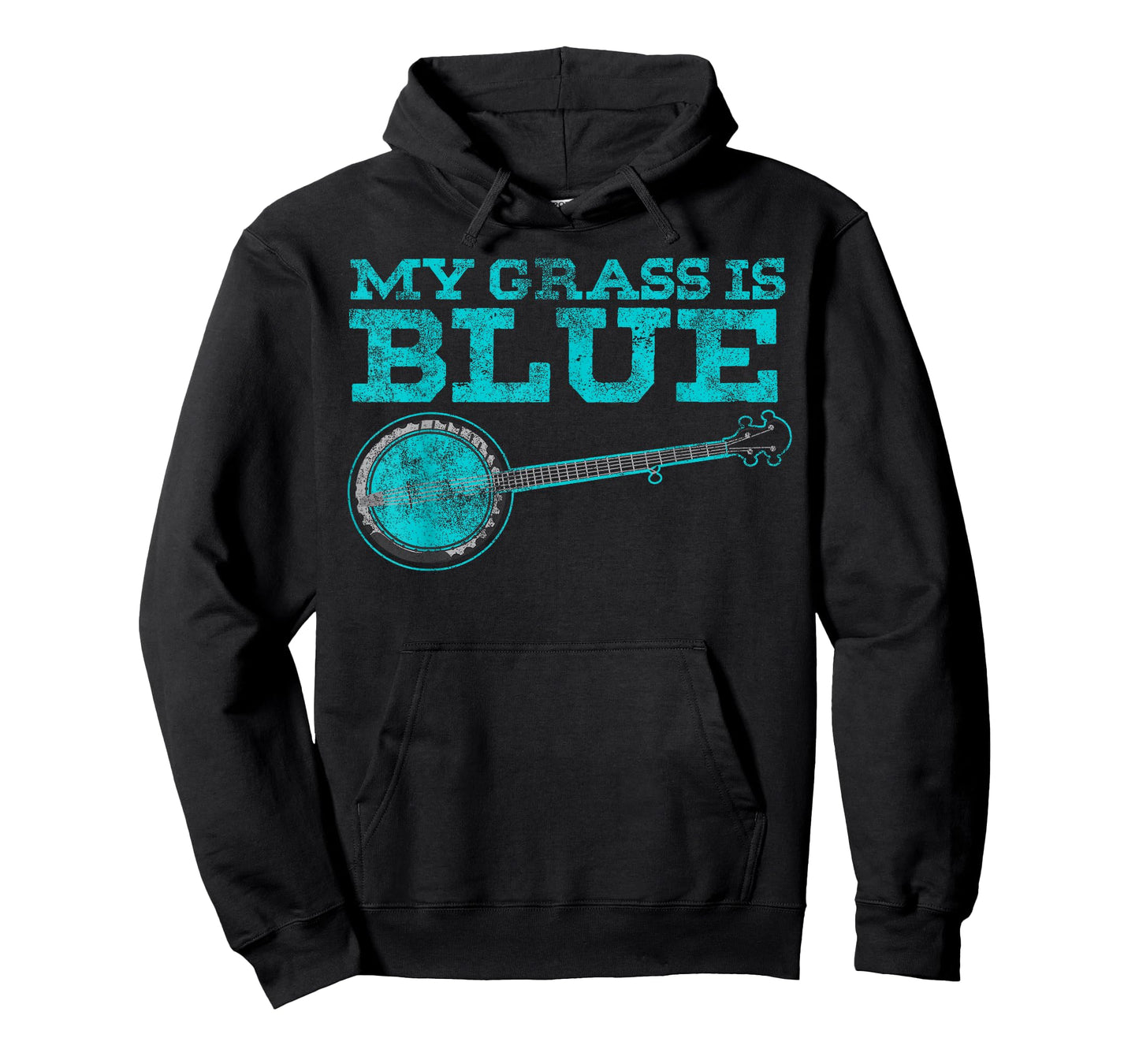 My Grass is Blue Design Banjo Player Gifts Bluegrass Music T-Shirt